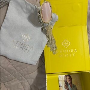 Kendra Scott Rose Gold Tassel Necklace